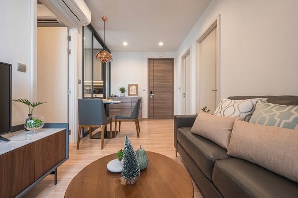 living room of THE LINE Phahon-Pradipat