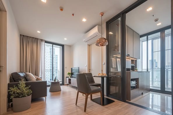 living room of THE LINE Phahon-Pradipat