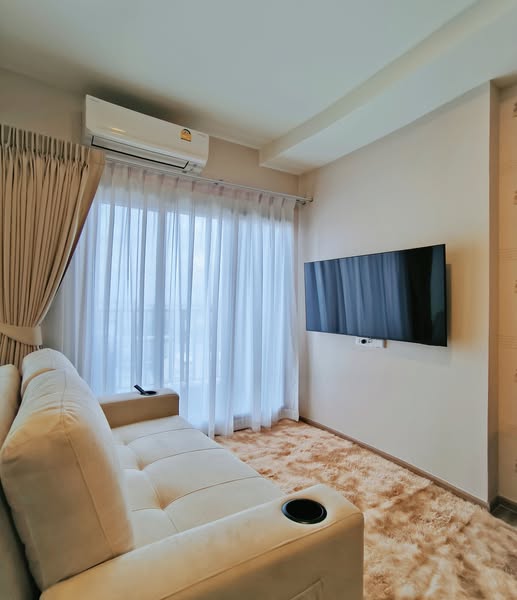 living room and bedroom of The Stage Mindscape Ratchada-Huai Khwang