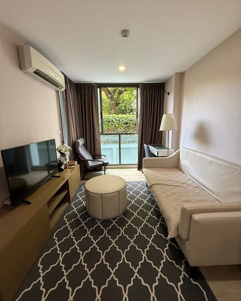 living room and bedroom of ดี เมมโมเรีย พหลโยธิน 8