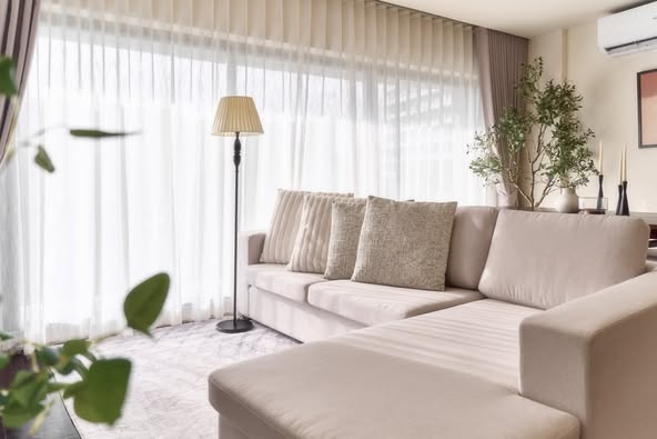 living room of Chomdoi Condotel—2