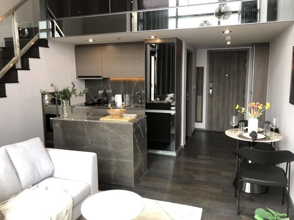 living room and kitchen of CONNER Ratchathewi