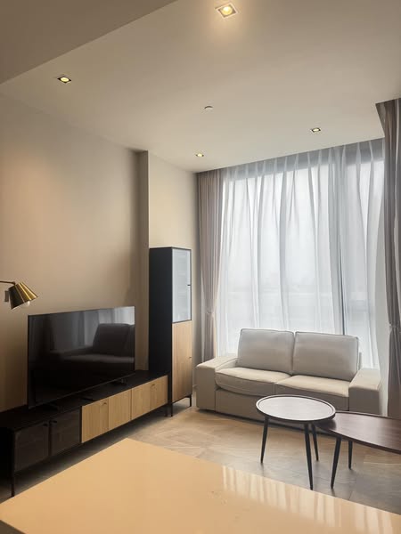 bedroom and living room of HYDE Heritage Thonglor, Sukhumvit 59 main road