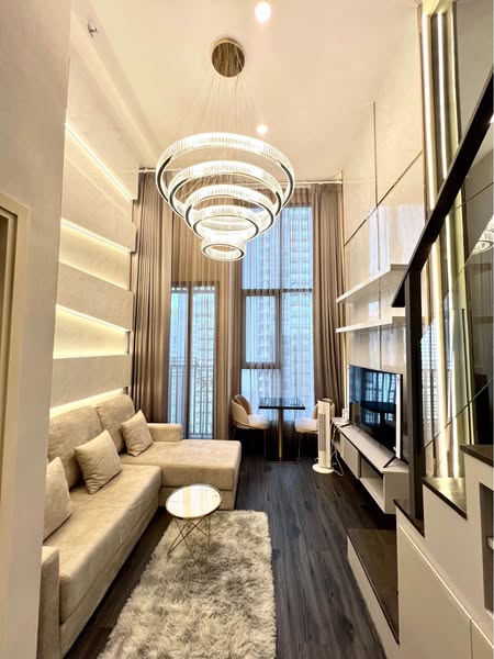 living room of KnightsBridge Space Rama9