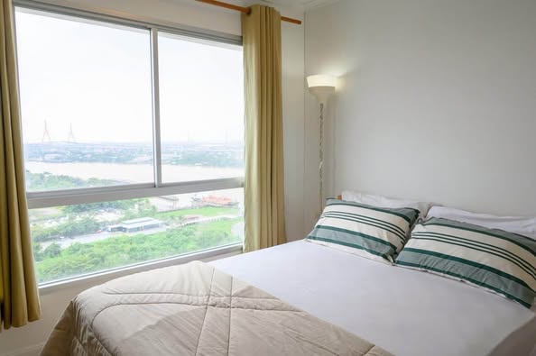 bedroom of Lumpini Park Riverside Rama 3