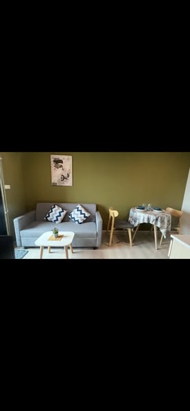 living room of NUE Noble Srinakarin Lasalle นิว โนเบิล ศรีนครินทร์ – ลาซาล