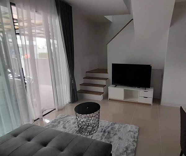 living room and bedroom and room interior of Pleno Sukhumvit-Bangna 2
