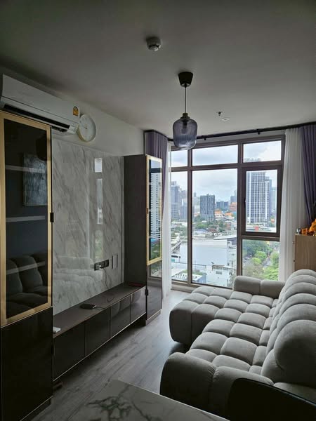 living room and bedroom of Rhythm Ekkamai Estate