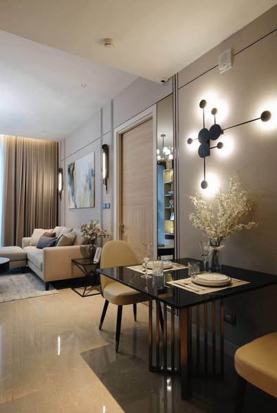 living room and room interior of Sindhorn Residence