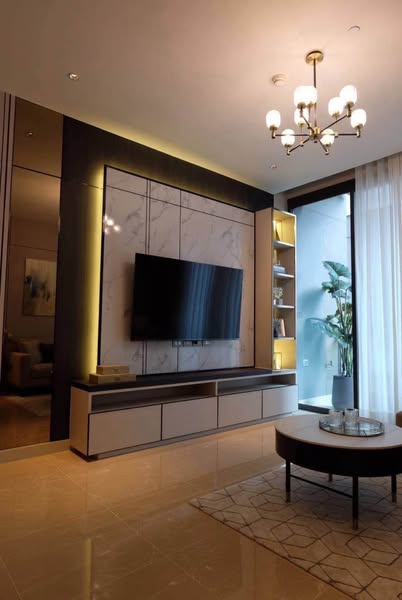 living room and room interior of Sindhorn Residence