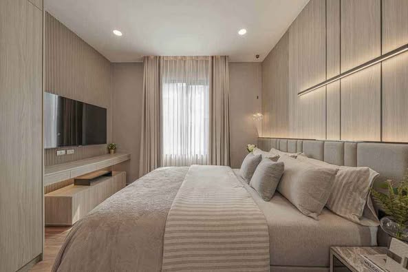 bedroom of SOL Midtown มิดทาวน์ เพชรเกษม สาทร