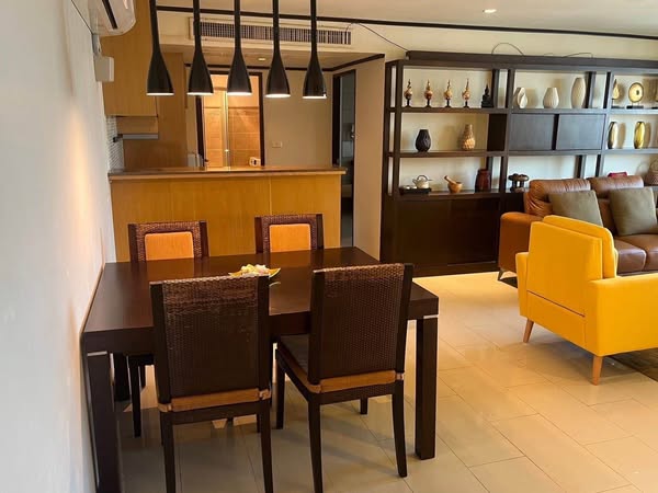 living room and room interior and kitchen of Sukhumvit Suite