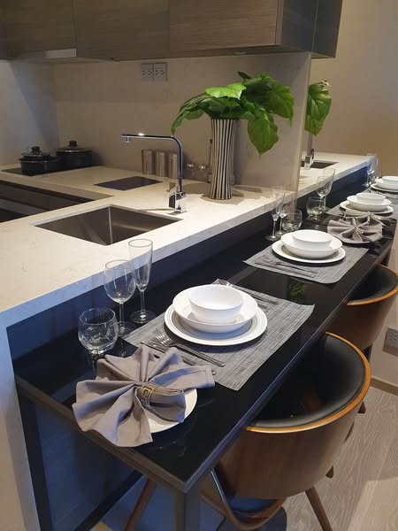 room interior and bathroom and kitchen of THE ESSE ASOKE