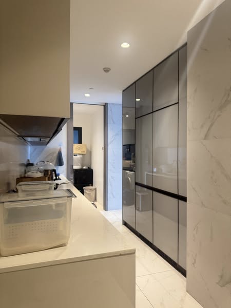 room interior and kitchen of The Estelle Phrom Phong