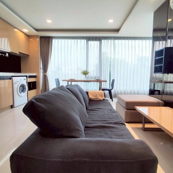 living room and bedroom of The Starhill Chiangmai