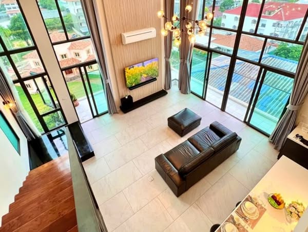 living room of The Win Condominium