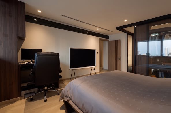 bedroom of THEA Private Suites by TH District