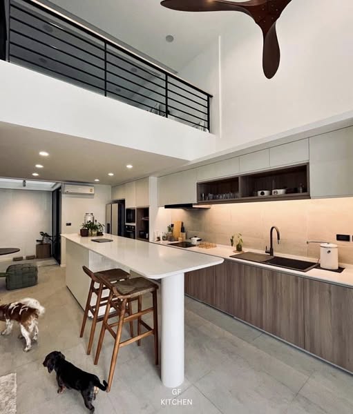 living room and kitchen of ชิเซน พัฒนาการ 32 (Shizen Phatthanakan 32)