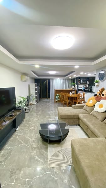 living room of ซิตี้ อพาร์ทเม้นท์ ซ.รัชดาภิเษก7 แยก7