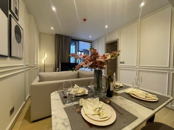 living room and room interior of ASHTON Asoke – Rama 9