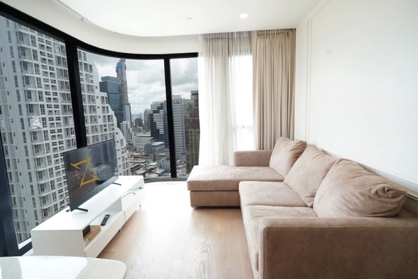 living room and room interior of Ashton Chula-Silom