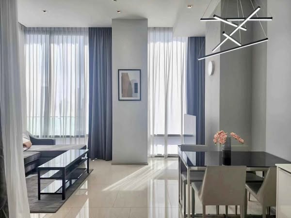living room and room interior of Ashton Silom