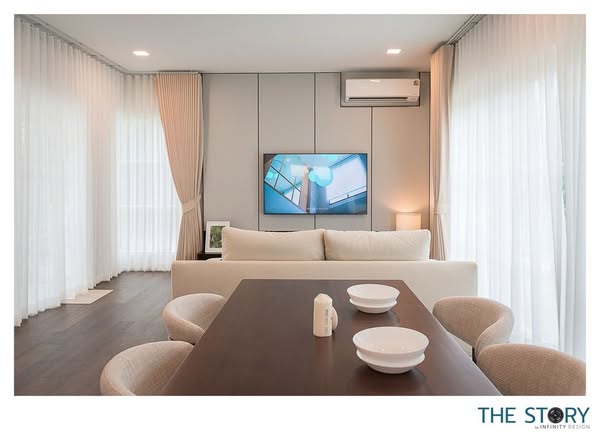 living room and room interior of Chaiyapruek Bangna KM15