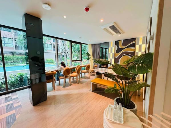 living room of dcondo calm Ramkhamhaeng 40