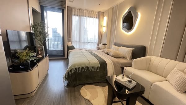 bedroom of Ideo Mobi Rang Nam