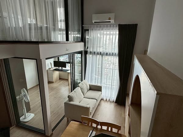 bedroom and living room of IDEO Rama9 – Asoke