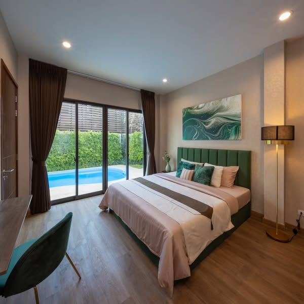 bedroom of Palmsprings Privato