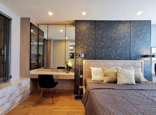 bedroom and room interior of Q Chid Lom – Phetchaburi