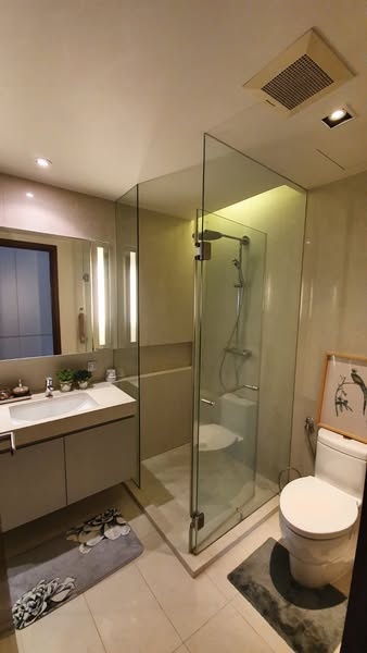 room interior and bathroom of Quattro by Sansiri