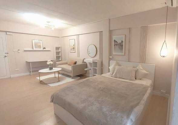 bedroom of Ratchada Resort Condo