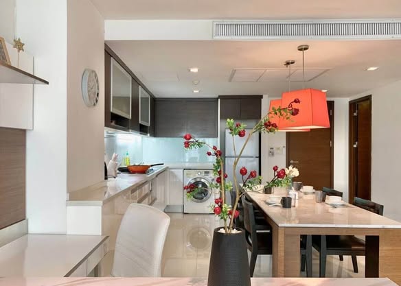 kitchen of Sathon Heritage Residences