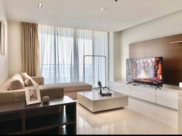 living room and kitchen of Sathon Heritage Residences