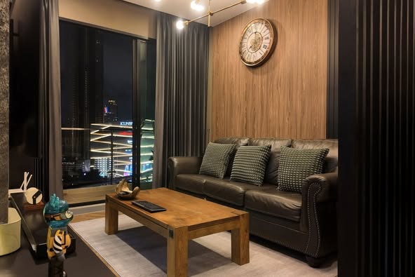 living room and bedroom of Supalai Premier Charoen Nakhon