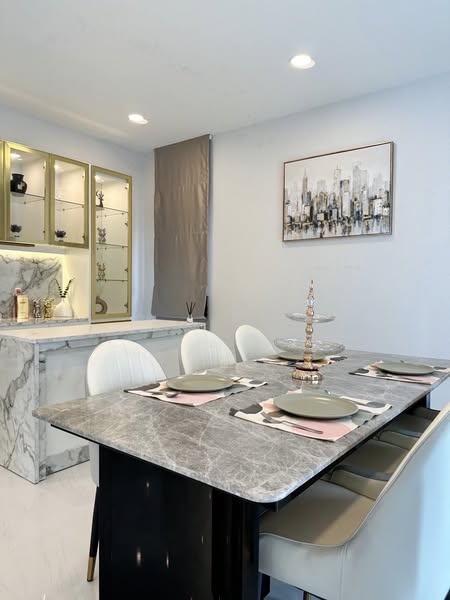 room interior and kitchen of The City Bangna