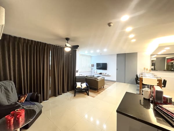 living room of The Clover