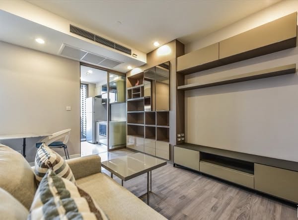living room and bedroom and room interior and kitchen of The Room Rama 4