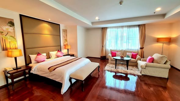 bedroom of Piyathip Place Serviced Apartment