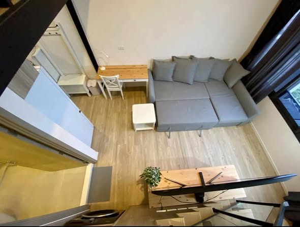 living room of Siamese Sukhumvit 48 ไซมิส สุขุมวิท 48