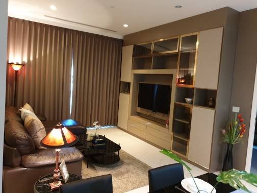 living room and room interior of 185 Rajadamri