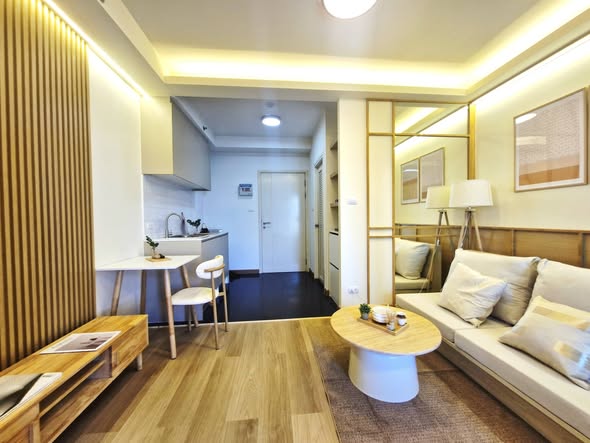 bedroom and living room of A Space Me Bangna