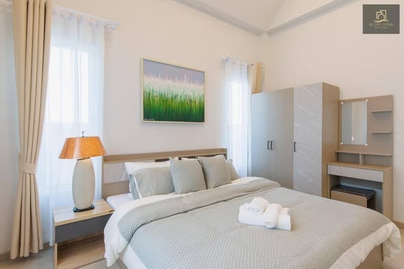 bedroom of พูลวิลล่ากรุงเทพ Airy Ville Bangkok