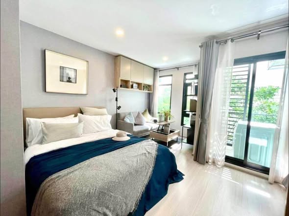 bedroom of Aspire Asoke-Ratchada