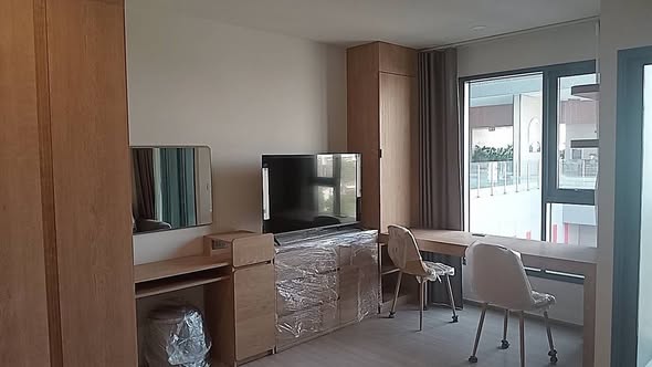 living room and room interior of Aspire Sukhumvit-Rama 4