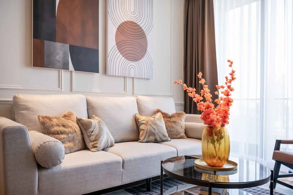 living room of BEATNIQ