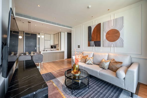 living room of BEATNIQ