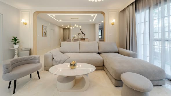 living room and bedroom of Centro Bangna